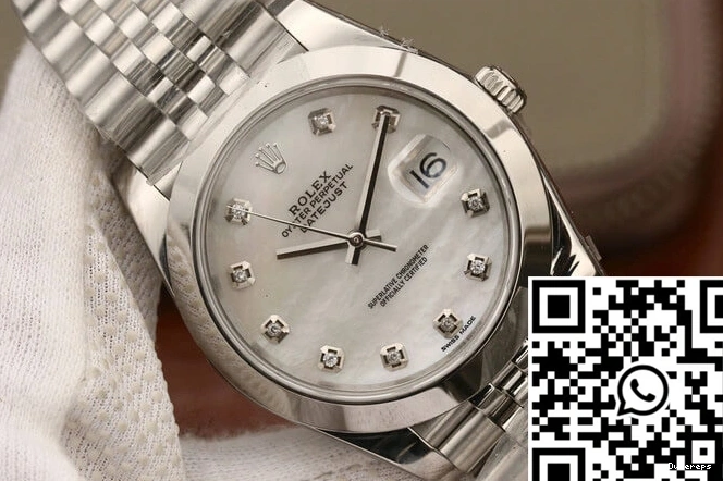Factory Dial Datejust EW Rolex M126300 Diamond-set 0414